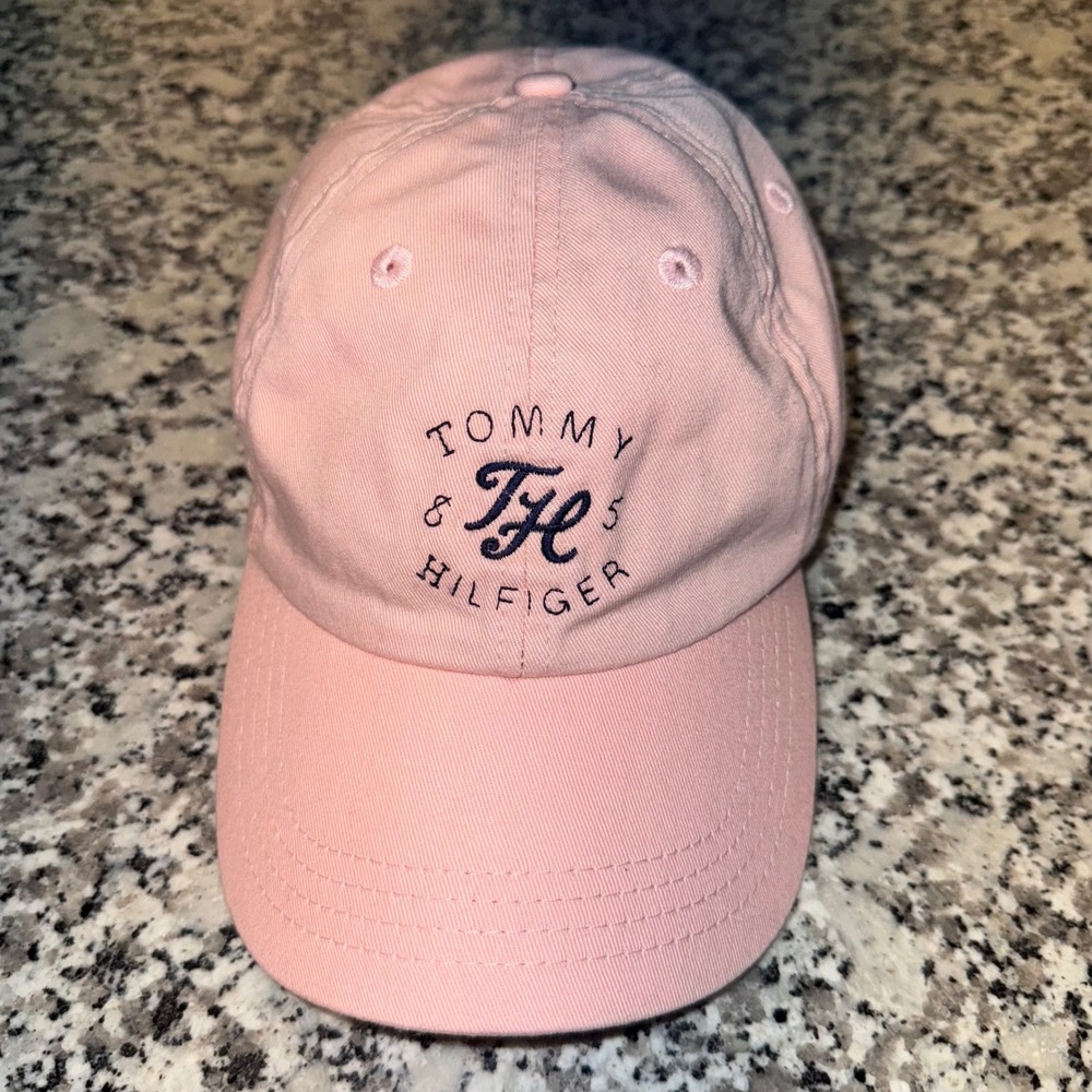 Tommy Hilfiger Women's Adjustable Pink Baseball Cap Hat